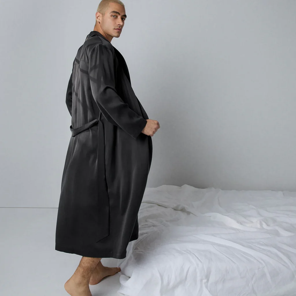 Men’s Washable Silk Robe manufacturer