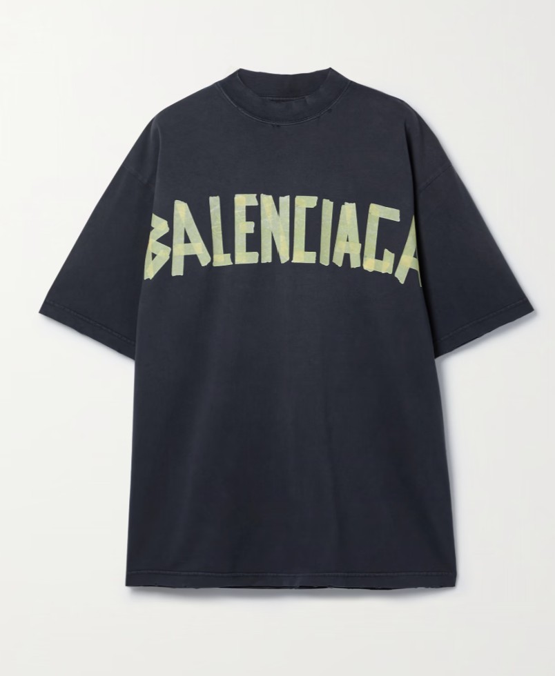 Oversized distressed printed cotton-jersey T-shirt manufacturer