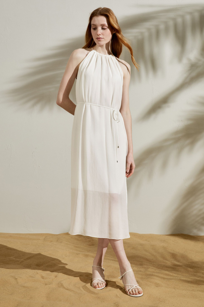 custom design Double-layer Silk Georgette Dress manufacturer