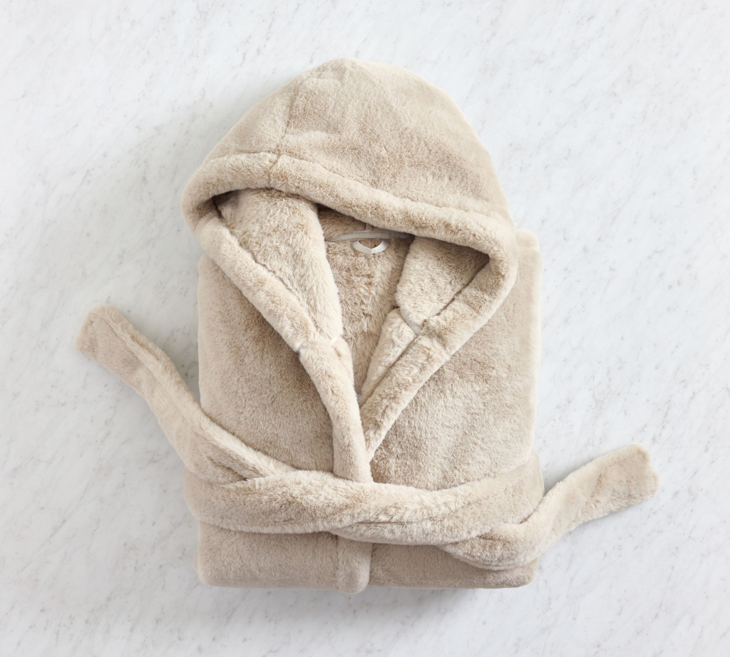 Double Sided Faux Fur Robe manufacturer