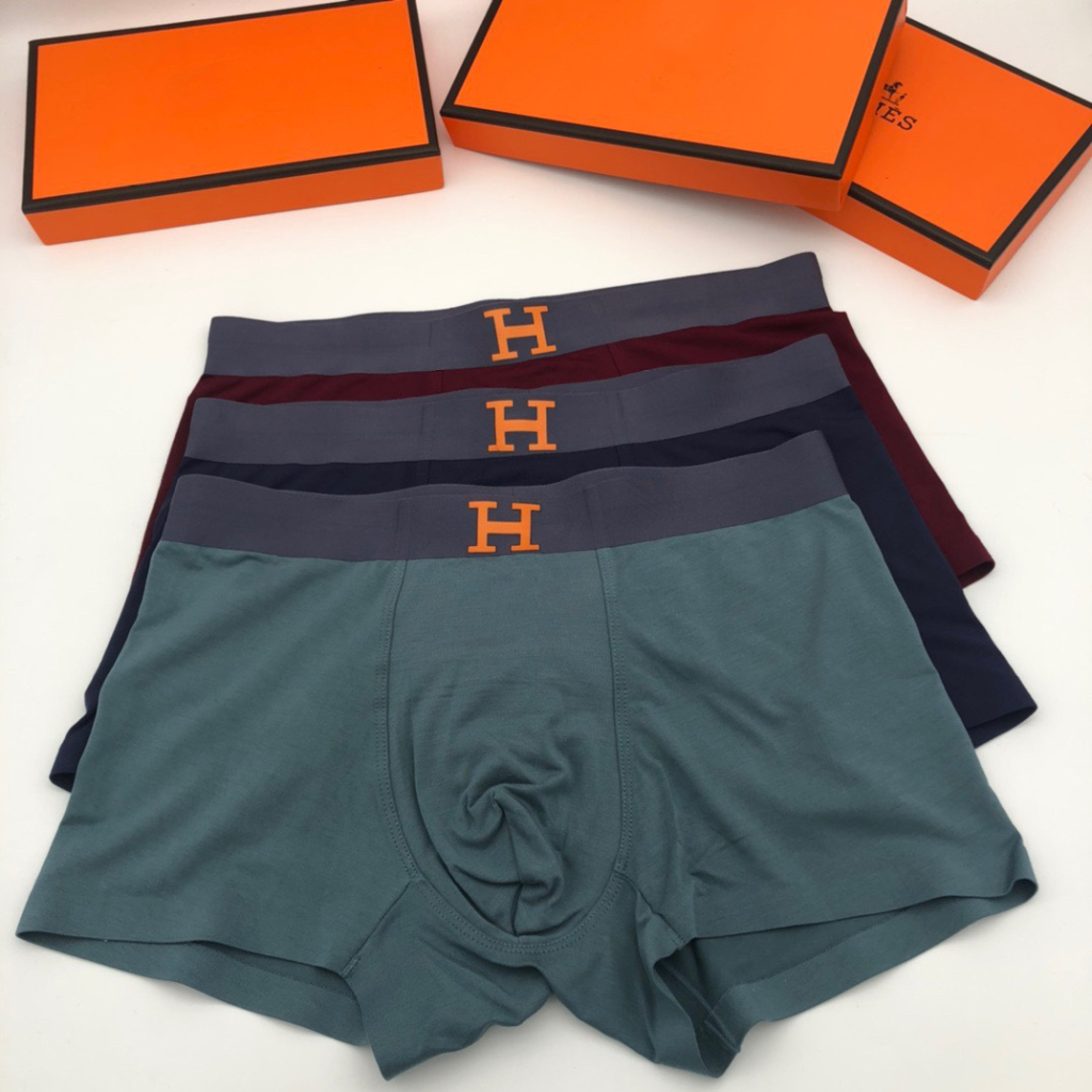 H mens premium cotton boxer briefs underwear manufacturer