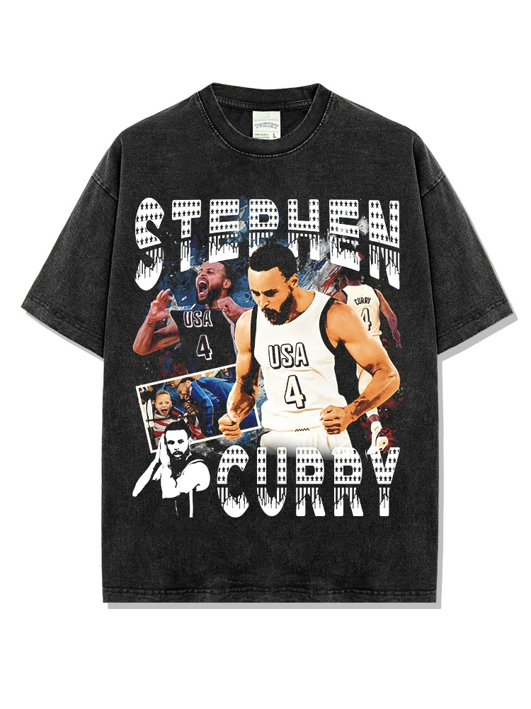 custom design CURRY 3D print tee shirt manufacturer