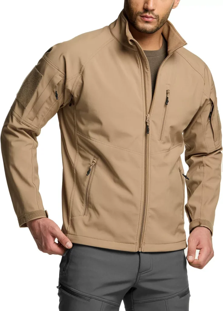 Men’s Covert Softshell Jacket Winter Full Zip manufacturer