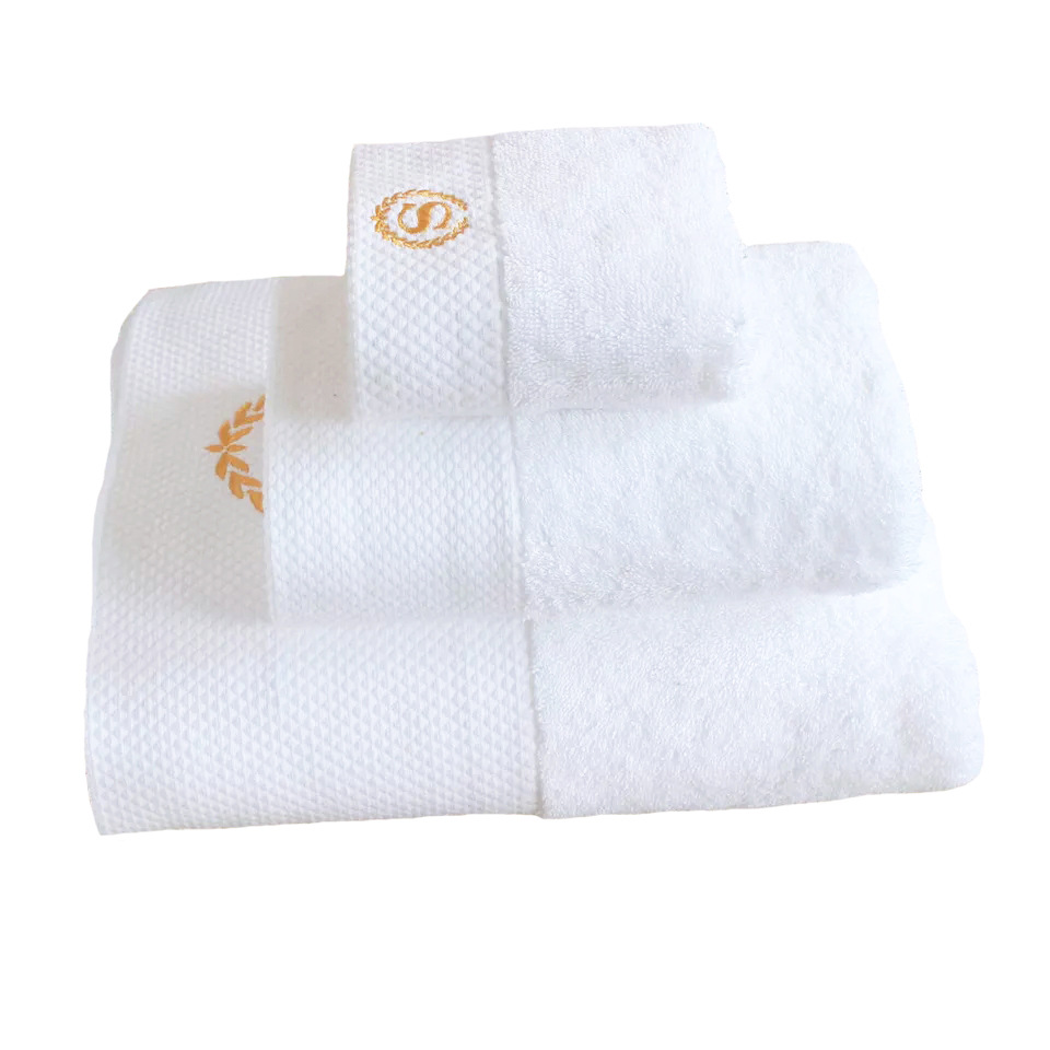 custom logo embroidery hotel towel manufacturer