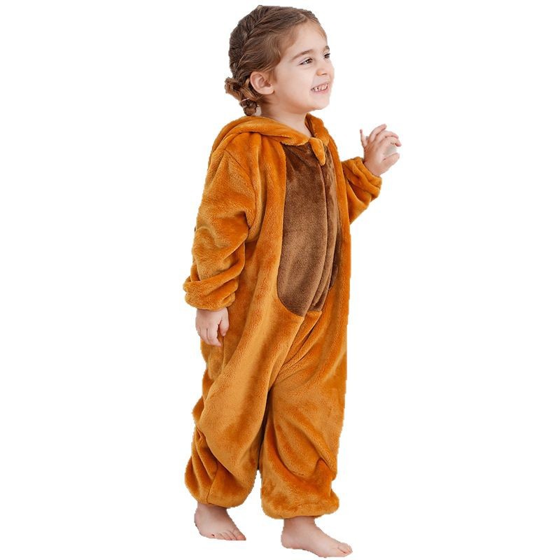 custom design infant flannel crawling clothing, high-quality children’s onesies, three-dimensional animal shape climbing clothes supplier